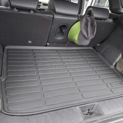 Thảm lót cốp xe ô tô Mitsubishi XFORCE nhãn hiệu Macsim chất liệu TPE cao cấp màu đen