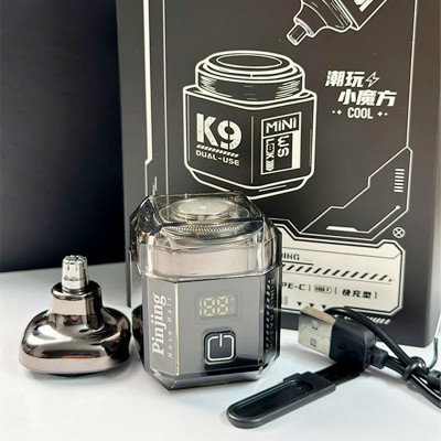 Máy cạo râu cắt tỉa lông mũi 2 trong 1 Pinjing K9 - Hàng nhập khẩu