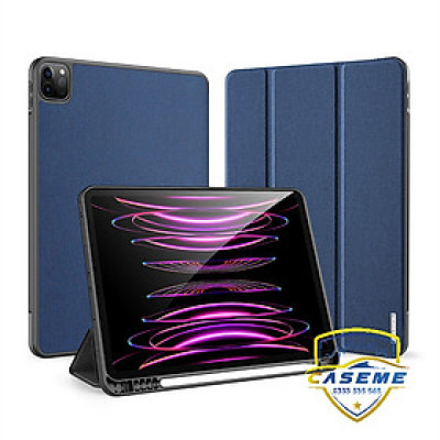 Bao da dành cho iPad 11 inch 2018/2020/2021/2022  hiệu Dux Ducis Domo có khay để bút, bảo vệ camera, chống sốc, cao cấp - Hàng nhập khẩu.
