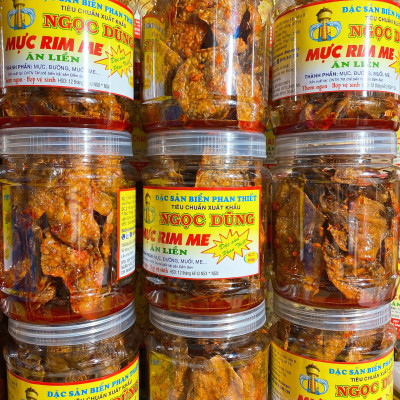 Đặc sản Phan Thiết - Mực Rim Me Đã Chế Biến Ăn Liền Gói 50 Gram Sản Phẩm Trải Nghiệm Là Món Ăn Ngon Ơi Là Ngon. Hạn Sử Dụng 6 Tháng Kể Từ Ngày Đặt Hàng - OCOP 4 Sao