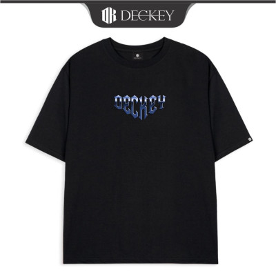 Áo Thun Cotton Unisex Nam Nữ Form Rộng DECKEY ELECTRIC