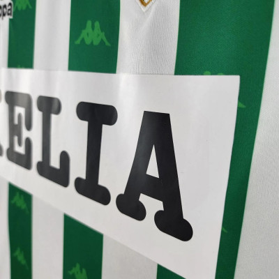 Áo Bóng Đá Real Betis 1996 - Sân Nhà bản cao cấp vải Cotton Polyester