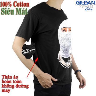 Áo Phông Nam Cotton 100% In Hình 3D Cao Cấp Có Big Size - Áo Thun Nam Ngắn Tay Chất Mát Mùa Hè SZone PM65