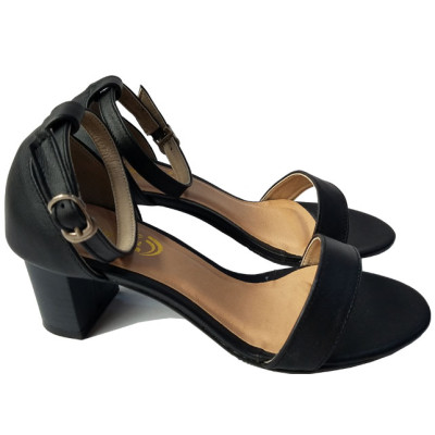 Giày Sandal Cao Gót BIGGBEN Da Bò Thật SDCG56
