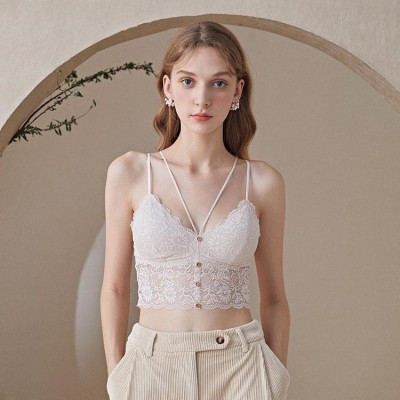 Áo Bra ren nữ  2 dây hoa - 4 khuy đệm mỏng ,mềm cao cấp siêu thoáng mát và gợi cảm tôn vòng 1 thêm sexy thêm  quyến rũ 