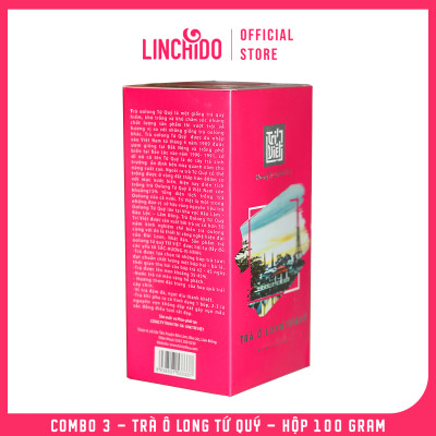 Combo 3 - Trà Ô Long Tứ Quý - Hộp 100G