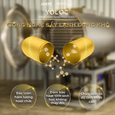 Nhau thai hưu YOLOC lọ 60 viên