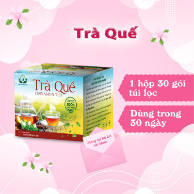Trà Vỏ Quế hộp 30 Túi Lọc x 3Gram của Siêu Thị Thiên Nhiên