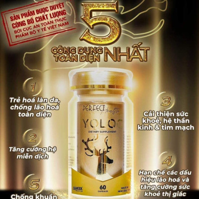 Nhau thai hưu YOLOC lọ 60 viên