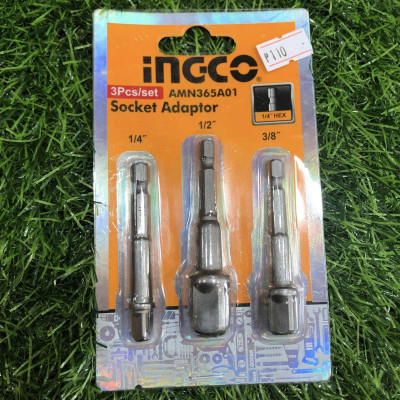 BỘ KHỚP NỐI ĐẦU TUÝP 3 CHI TIẾT INGCO AMN365A01 - HÀNG CHÍNH HÃNG