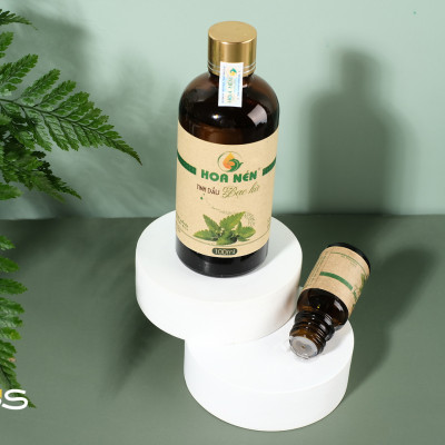 Tinh dầu Bạc Hà nguyên chất 30ml - Hoa Nén - Vegan - The mát, thư giãn, đuổi chuột