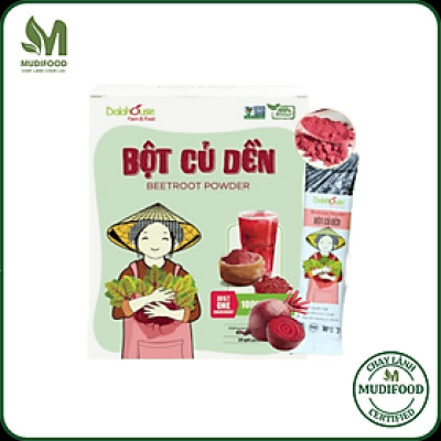 Bột Củ Dền Hữu Cơ Nguyên Chất Sấy Lạnh Dalahouse - Thải Độc Gan, Chống Viêm Gan, Tăng Cường Thể Lực, Cải Thiện Hệ Miễn Dịch, Ngăn Ngừa Thiếu Máu, Hỗ Trợ Người Bệnh Gout, Tốt Cho Dạ Dày, Điều Hòa Huyết Áp, Cải Thiện Trí Nhớ
