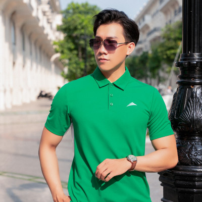 Áo Polo Nam Cổ Bẻ, Phối Nách, Xẻ Tà ALLPUR Công Nghệ Coolmax Siêu Mát - Chống Nhăn - Ngăn Mùi - Màu Xanh