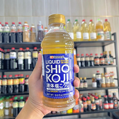Sốt Shio Koji Hanamaruki (Nhật Bản) 500ML – Làm Mềm Thịt, Tăng Vị Ngon Ngọt