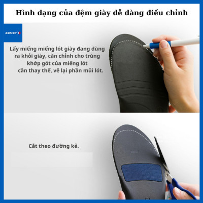  Lót giày ZAMST RUN- Footcraft cushioned for RUN hỗ trợ chạy bộ
