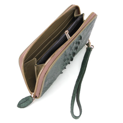  Ví nữ da cá sấu nhiều loại màu xanh HJ93220-23-59-69-87-88-91-3715-20-24