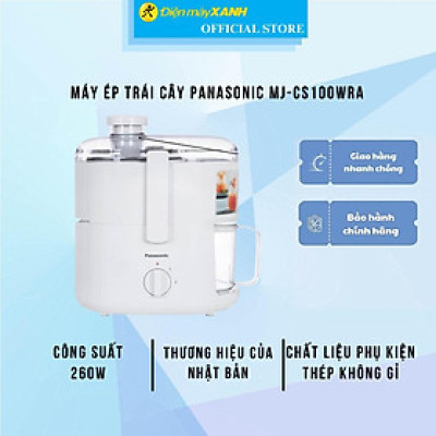 Máy ép trái cây Panasonic MJ-CS100WRA - Hàng chính hãng