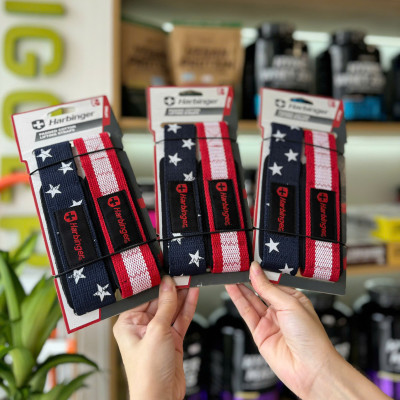  Dây Kéo Lưng Tập Gym Harbinger Padded Cotton Lift Straps Flag