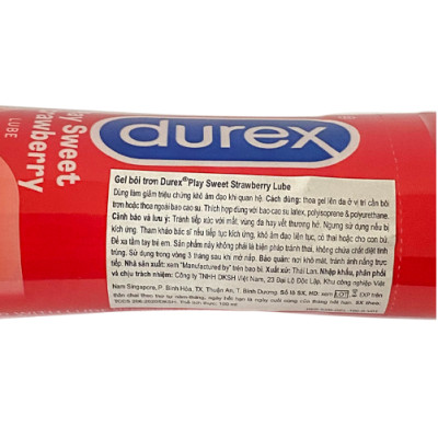 Combo Gel Bôi Trơn Sagami Original + Gel Durex Play Strawberry Chính Hãng