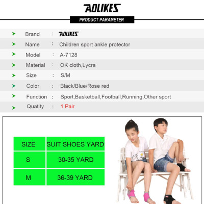 Đai bảo vệ mắt cá chân trẻ em AOLIKES A-7128 Children sport ankle protector