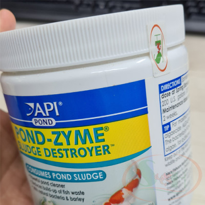 Vi sinh bột API Pond Zyme Sludge Destroyer men vi sinh đậm đặc xử lý đáy ao hồ bể cá tép