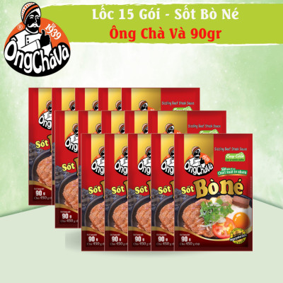 Lốc 15 Gói Sốt Bò Né Ông Chà Và 90g (Sizzling Beef Steak Sauce)