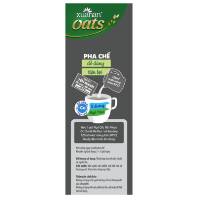 Combo 2 túi: Ngũ Cốc Yến Mạch Hạnh Nhân Hạt Chia 400G + NC Yến Mạch Óc Chó & Mè Đen 400G[ít đường](Tặng Kèm 1 Túi Yến Mạch 150G)