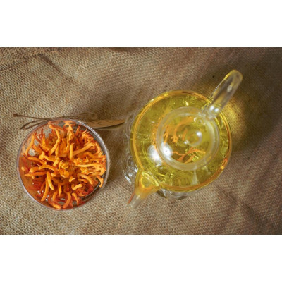 Đông trùng hạ thảo hữu cơ Bách An Khang sấy thăng hoa cao cấp 25g nuôi cấy Đà Lạt tốt cho sức khỏe