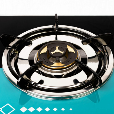 Bếp Gas Đôi Mặt Kính eBlue - (Sen Đồng) EBB313- Hàng Chính Hãng