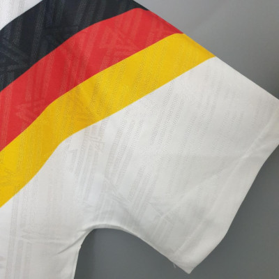 Áo Bóng Đá Retro Tuyển Đức 1990 - Sân Nhà bản cao cấp vải Cotton Polyester