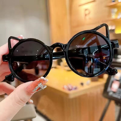 Kính mát râm hình tai mèo chống trấy cao cấp cho bé gái từ 2 đến 7 tuổi - Chóng tia UV - Hàng Loại 1-  MINIIN (Giao màu ngẫu nhiên)