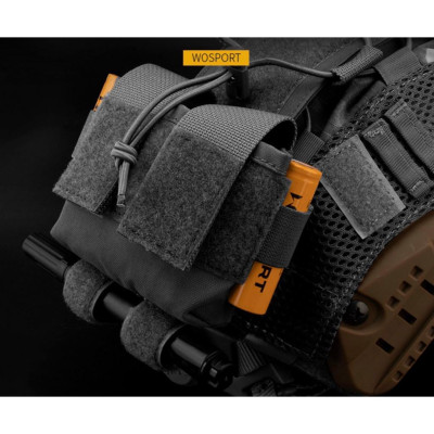 Túi phụ kiện lưu trữ Velcro Fit cho mũ bảo hiểm chiến thuật MK2