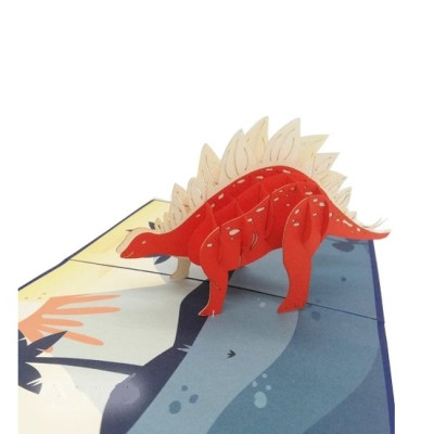 Thiệp 3D Khủng Long Stegosaurus – Thiệp Pop Up Độc Đáo, Sáng Tạo, Tặng Sinh Nhật, Trẻ Em, Bạn Bè Mô tả sản phẩm Khám phá thế giới tiền sử đầy bất ngờ với, A34