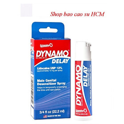 XỊT DYNAMO DELAY + Bao cao su sagami