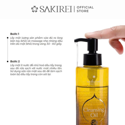 [Quà tặng] Dầu tẩy trang Sakura Cleansing Oil 150ml