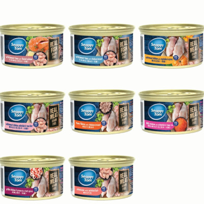 Pate Snappy Tom Lon Premium Lon 70g 85g – Hương Gà, Cá Ngừ, Tôm – Thơm Ngon Khó Cưỡng