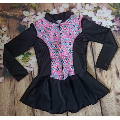 ĐỒ BƠI TAY DÀI CHỐNG NẮNG HÀNG CAO CẤP CHẤT VẢI BAO ĐẸP CÓ QUẦN VÁY RẤT TIỆN LỢI HỌA TIẾT XINH XẮN THỜI TRANG