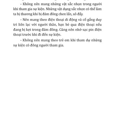 Phòng Tránh Tai Nạn Nơi Công Cộng - Vietnambook
