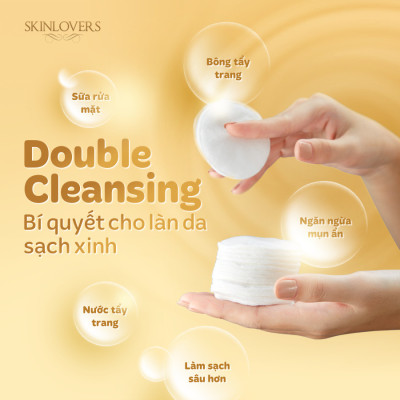 Combo 5 Gói Bông Tẩy Trang Skinlovers 120+30 miếng ( 5 x 150 miếng)