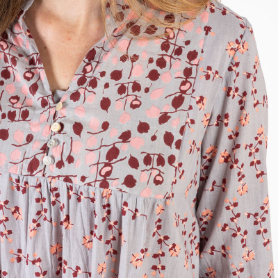 Đầm Midi Hoa Cotton Isla Bonita