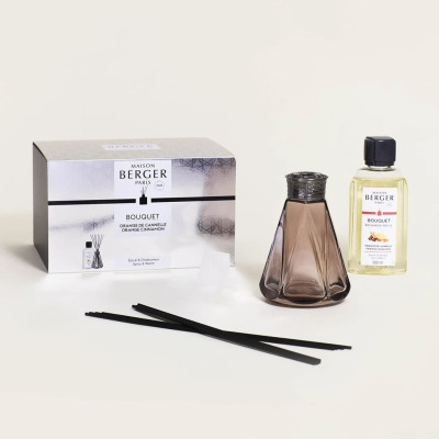 Maison Berger - Bộ lọ tinh dầu khuếch tán Vintage Pink Pyramide - 280ml - 2 món