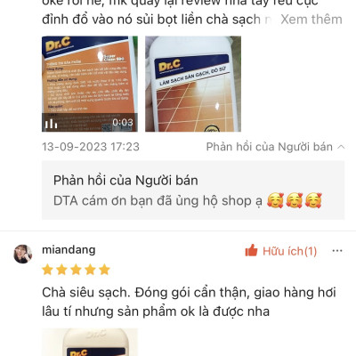 Tẩy Bồn Cầu Bị Ố Vàng,Tẩy Gạch Men,Tẩy Xi Măng,Nước Tẩy Nhà Vệ Sinh,Tẩy Rong Rêu Vôi Vữa Dr.C Super Clean S90 5 Lít