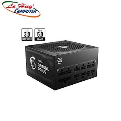 Nguồn máy tính MSI MAG A850GL PCIE5 850W 80 Plus Gold full modular Hàng Chính Hãng