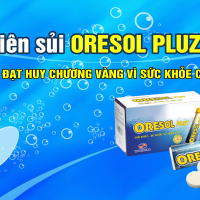 Viên sủi ORESOL Pluz  Tuýp 10 viên