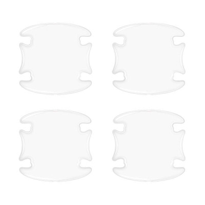 Set 4 Miếng Dán Silicone Chống Xước Hõm Tay Nắm Cửa ôtô, Bảo Vệ Hõm Cửa Tránh Chầy Xước, Tiện Dụng, Dễ Dán. TakyHome 9000