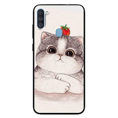 Ốp lưng dành cho Samsung A11 mẫu Mèo Và Cà