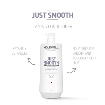 Dầu Xả Goldwell Just Smooth Dưỡng Tóc Mềm Mượt Giảm Bông Xù, Xơ Rối, Kiểm Soát Tóc Tức Thì