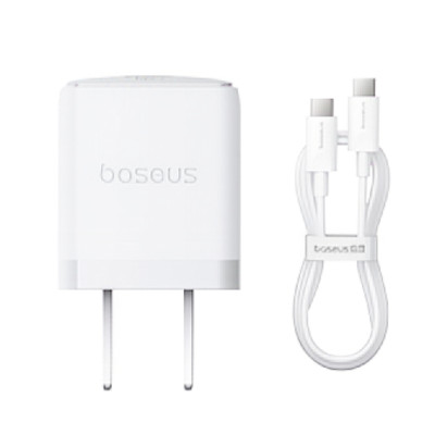 Bộ sạc nhanh nhỏ gọn Baseus Palm 1C 20W Kèm cáp C to C 60w dài 1M - Hàng chính hãng