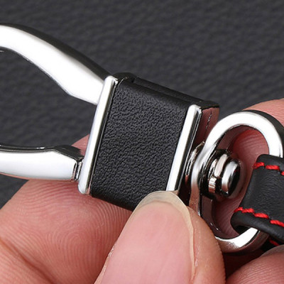 Bao da chìa khóa xe Hyundai Tucson, Elantra, I10 bản chìa thông minh - kèm móc khóa
