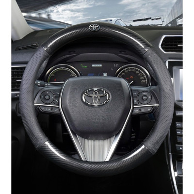 Bọc vô lăng carbon xe Hyundai I10, I20, I30, Accent, Santafe, Tucson, Kona, Getz, Avante, Elantra, Creta